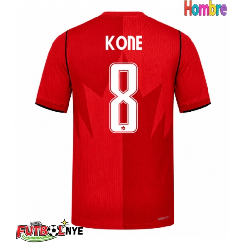 Camiseta Canadá Ismael Kone #8 Primera Equipación Mundial 2026 manga corta